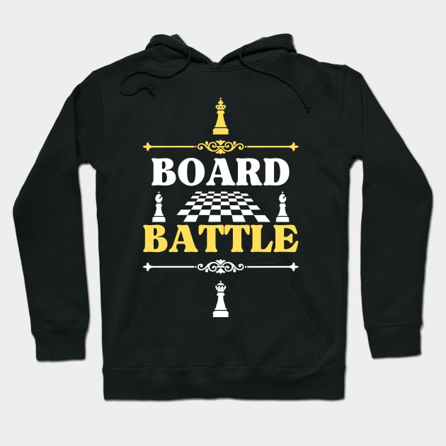 Board battle - Chess Hoodie by William Faria